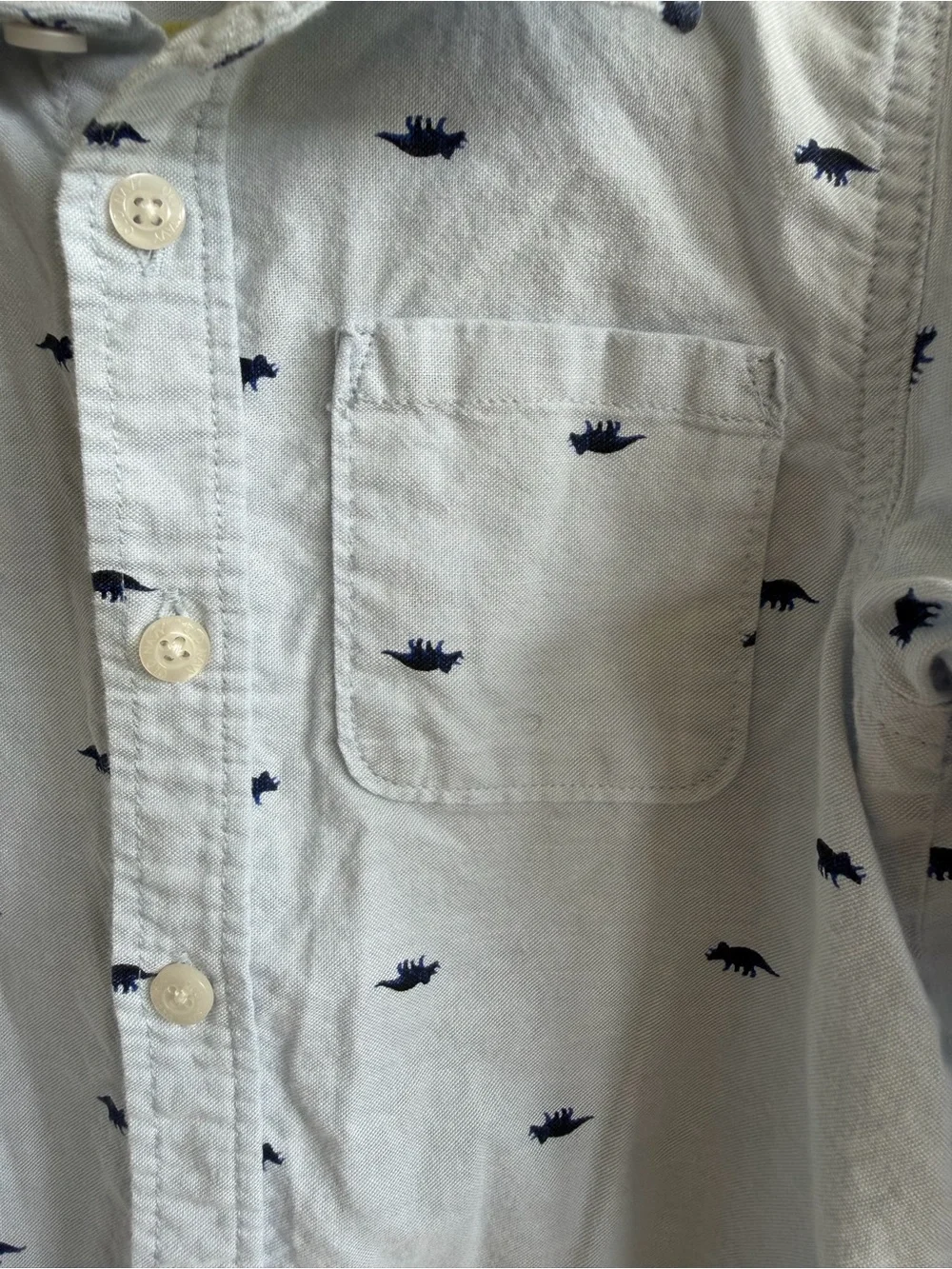 Dinosaur button-downs, Gap and Old navy, 5T, VGUC